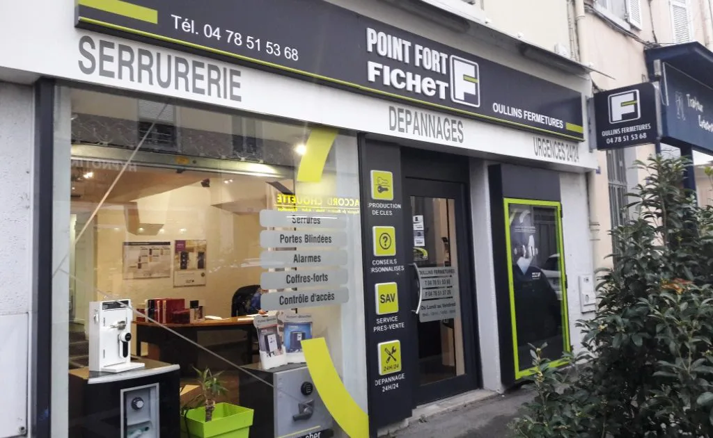 Façade de la boutique Oullins Fermetures