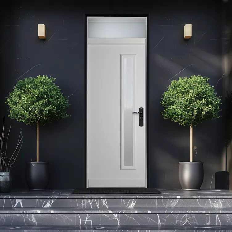 Porte blindée Fichet Forstyl+ SI avec imposte