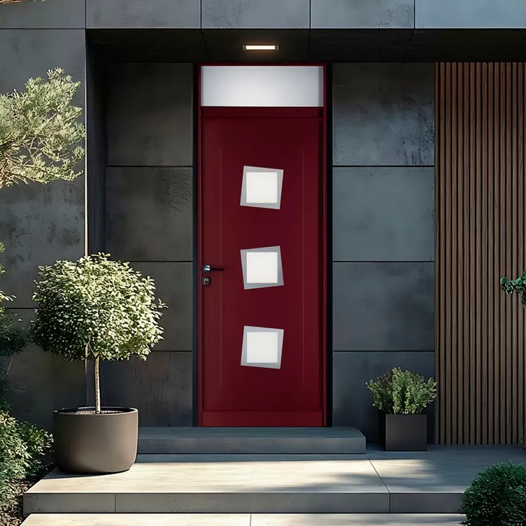 Porte blindée Fichet Stylea SI avec imposte